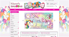 Desktop Screenshot of nikkisballoons.com